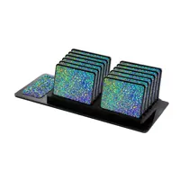 زیر لیوانی ماهوت مدل Holographic بسته 12 عددی