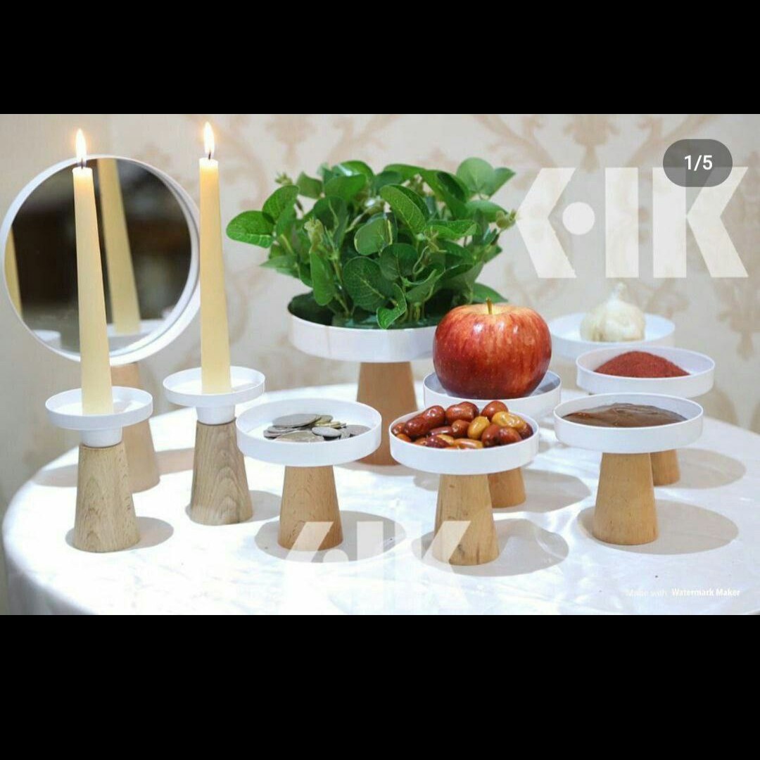 هفت سین پایه چوبی کد 2