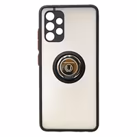 قاب محافظ مات انگشتی سامسونگ آ32 4جی Translucent Matte Hybrid Ring Case samsung a32 4Gمشکی