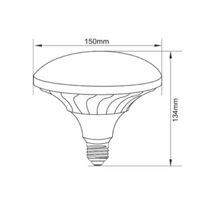 لامپ ال ای دی 40 وات پارس شهاب مدل سفینه پایه E27