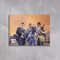 تابلو شاسی مدل گیمینگ بازی جی تی ای کد GTAV-EL05 | دنیای قاب