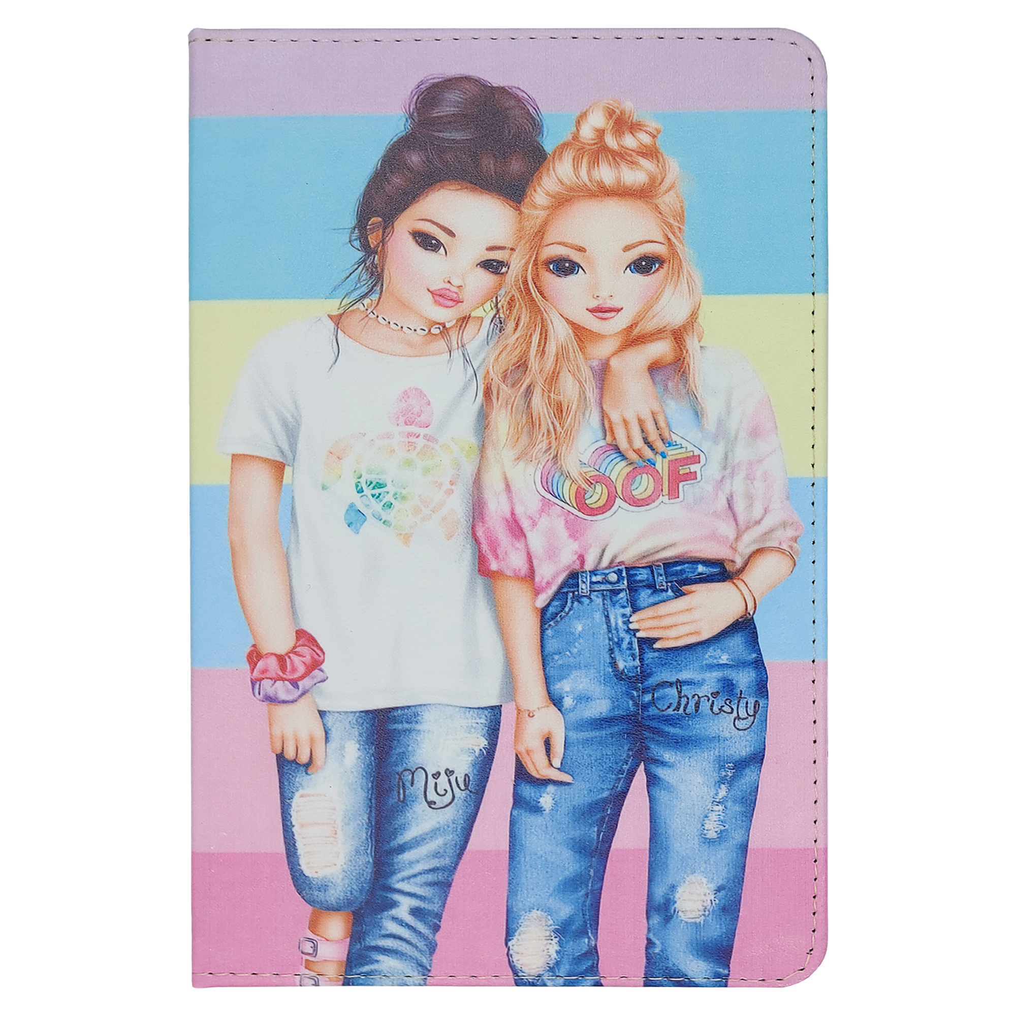 کیف کلاسوری مدل دختر های رمانتیک مناسب برای تبلت سامسونگ Galaxy Tab A7 10.4 2020 / T505