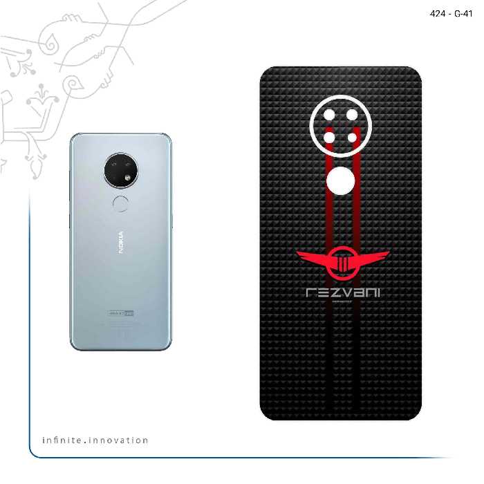 برچسب پوششی ماهوت مدل Rezvani Motors مناسب برای گوشی موبایل نوکیا 6.2