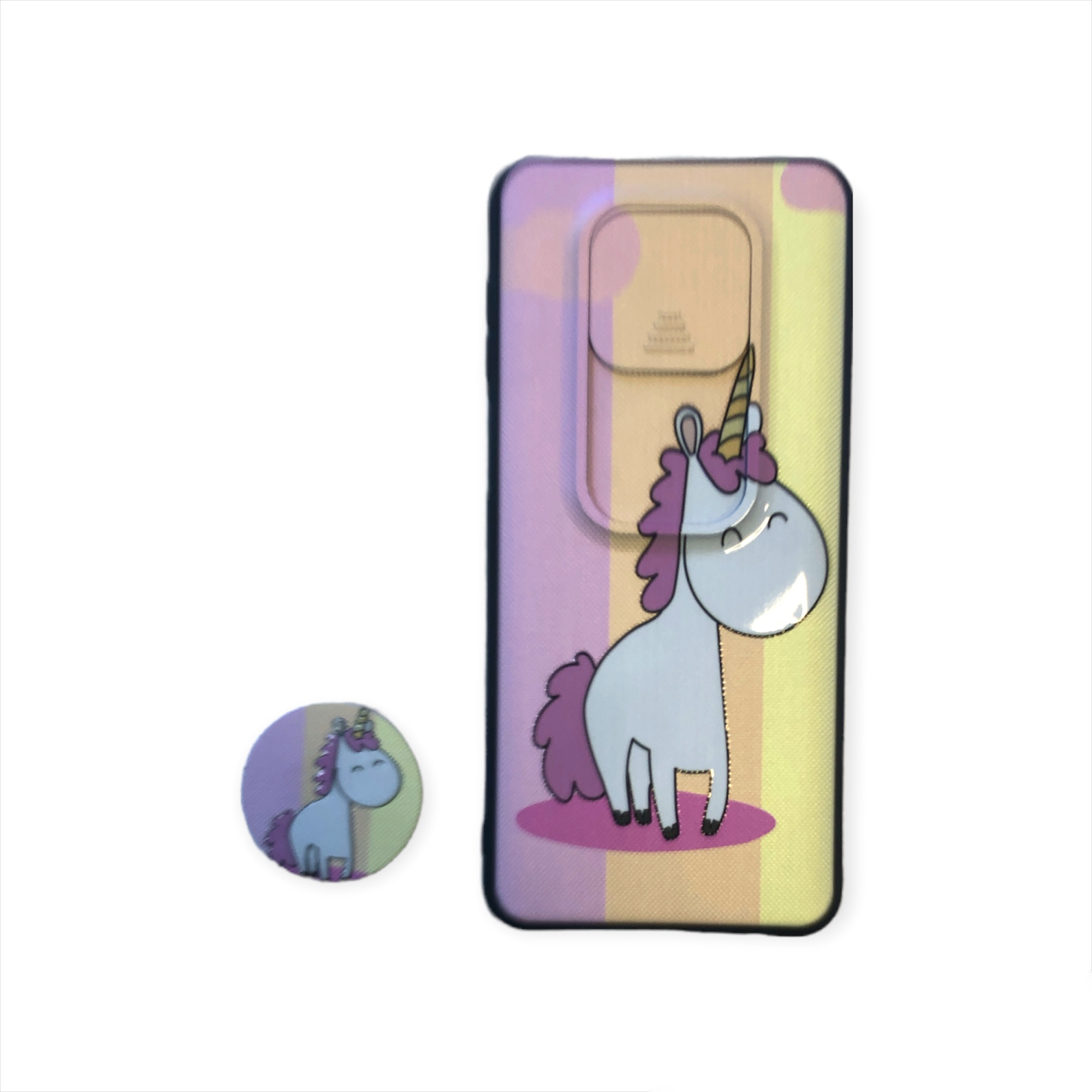 کاور مدل کشویی محافظ لنزدار کد 151 مناسب برای گوشی شیائومی Note9s/9Pro به همراه پایه نگهدارنده