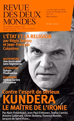 خرید و دانلود نسخه کامل کتاب Revue des Deux Mondes: Milan Kundera le maître de l'ironie (French Edition) -   Convereted Pdf