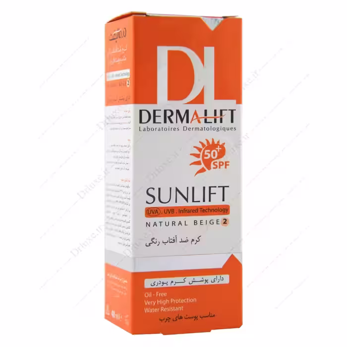 ضد آفتاب درمالیفت مناسب پوست چرب رنگی SPF50