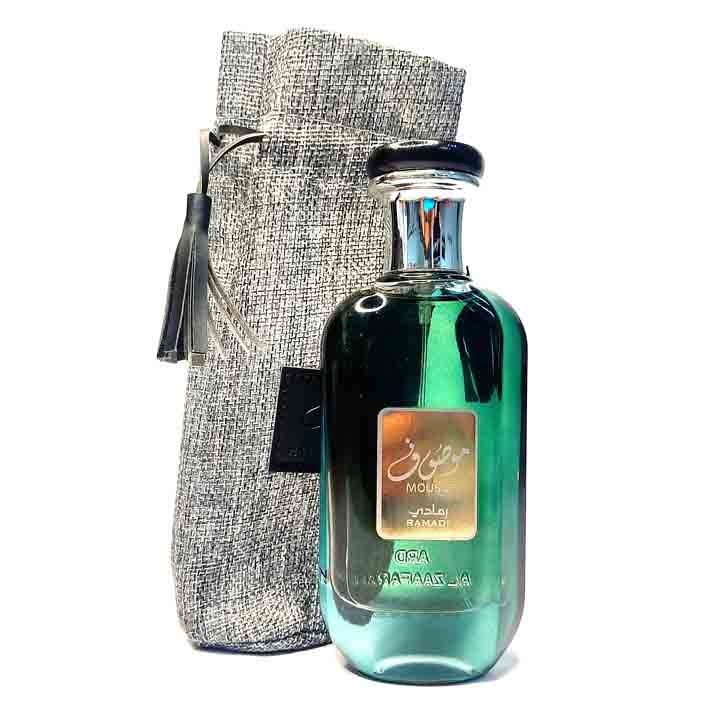 عطر ادکلن موصوف مردانه سبز رمادی مشکی اصلی | عطر و ادکلن آویژه کنگان