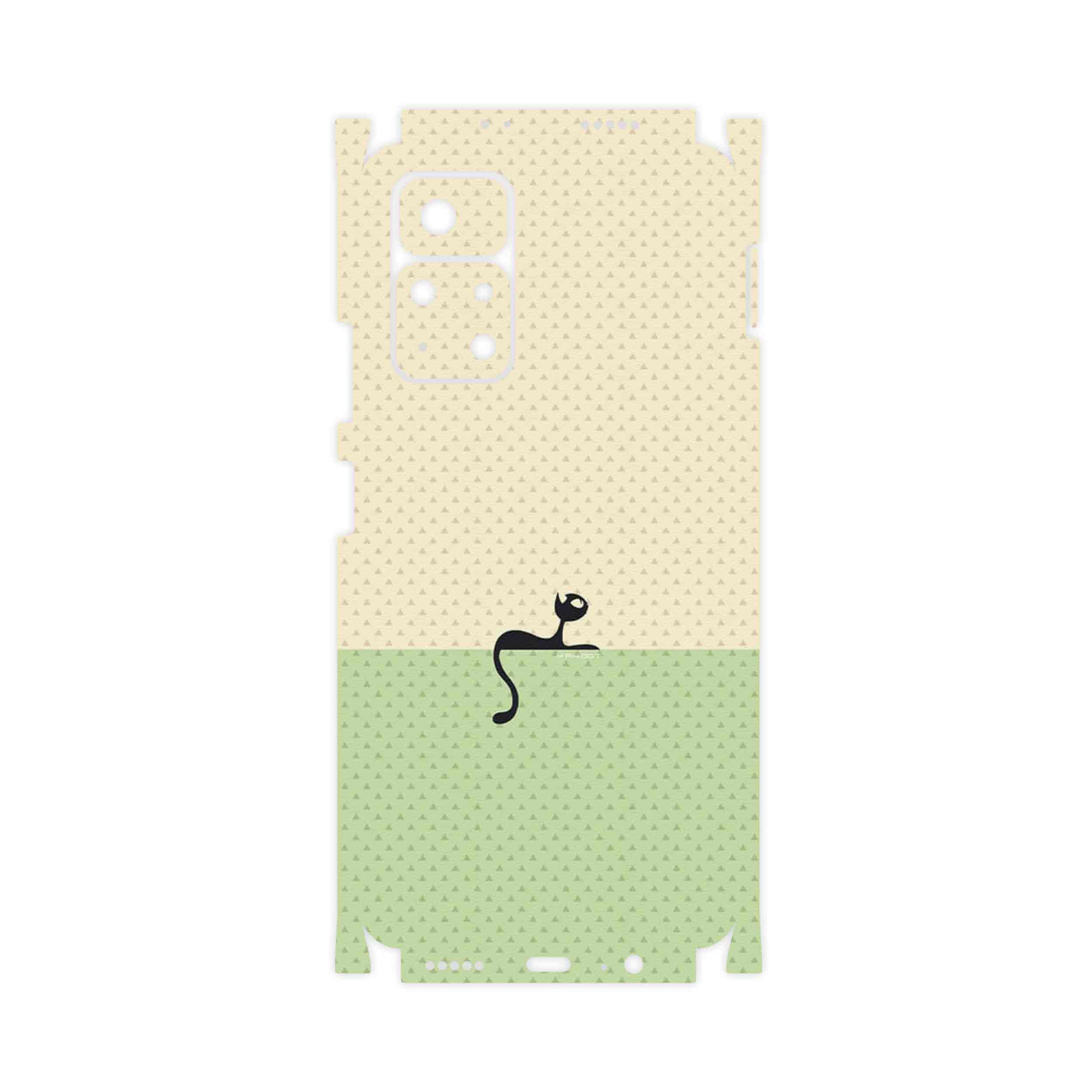 برچسب پوششی ماهوت مدل Minimal Internet Cat Icon-FullSkin مناسب برای گوشی موبایل شیائومی Poco M4 Pro 5G