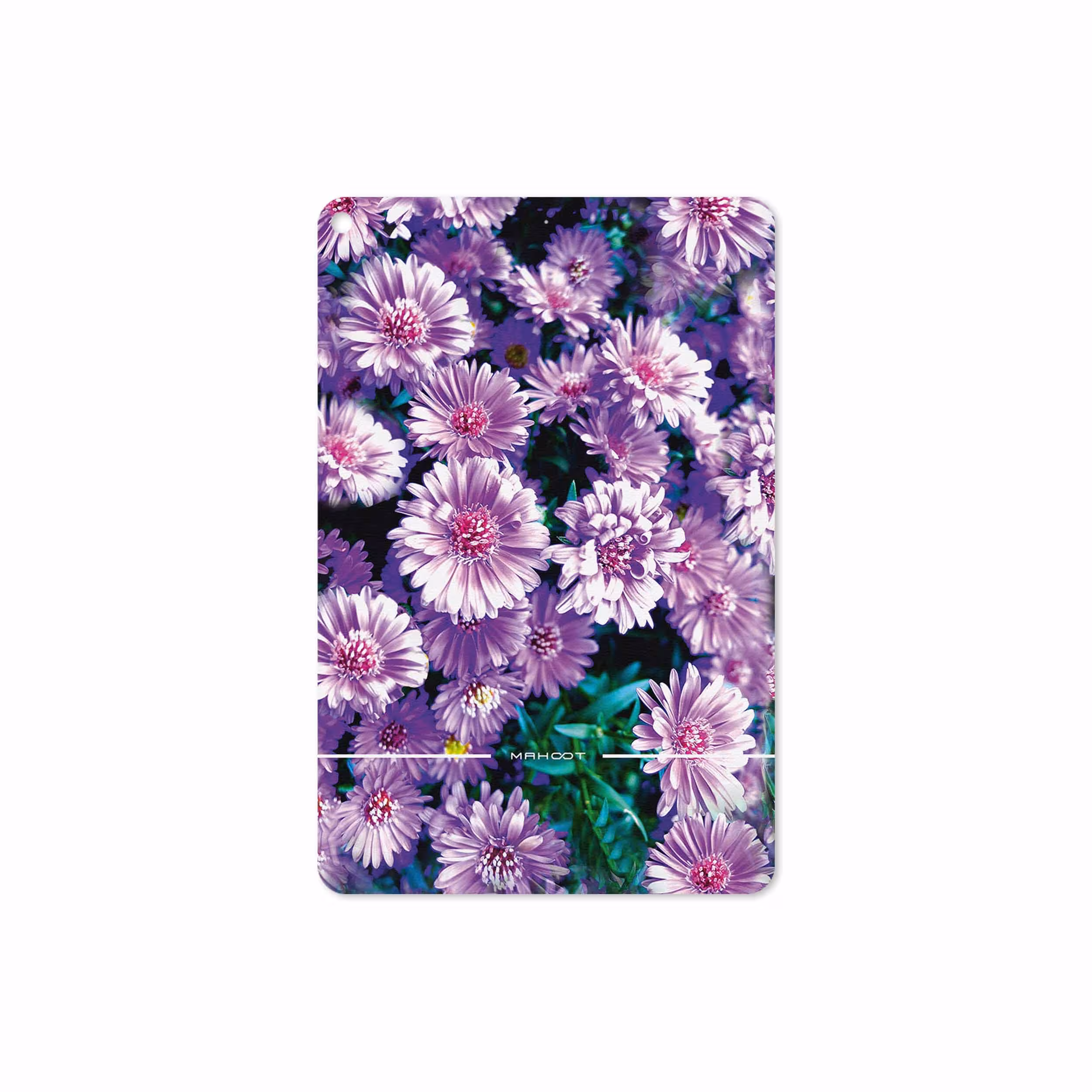 برچسب پوششی ماهوت مدل Purple-Flower مناسب برای تبلت اپل iPad mini (GEN 5) 2019 A2125