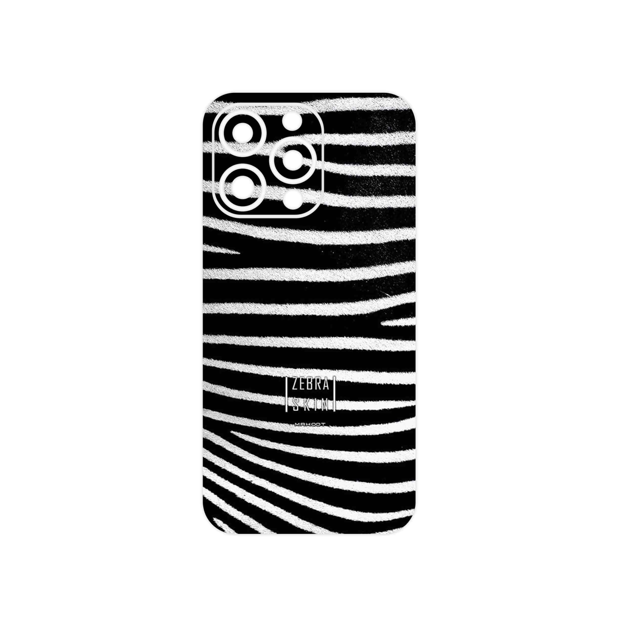 برچسب پوششی ماهوت مدل Zebra Skin مناسب برای گوشی موبایل اپل iphone 13 Pro