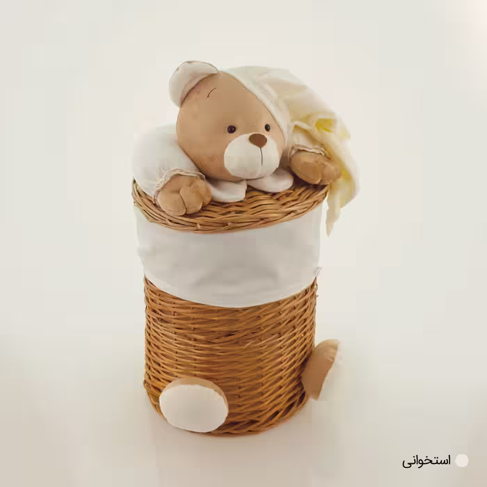 سبد رخت چرک مدل خرس نانان کد SLN-S-S