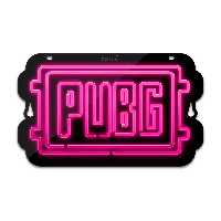 چراغ دیواری نئون دیزاین طرح Pubg-Logo-BL_PN