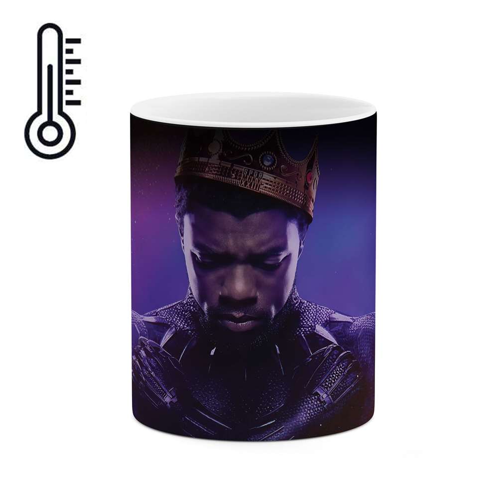 ماگ حرارتی طرح بلک پنتر مرحوم مدل mgph02827