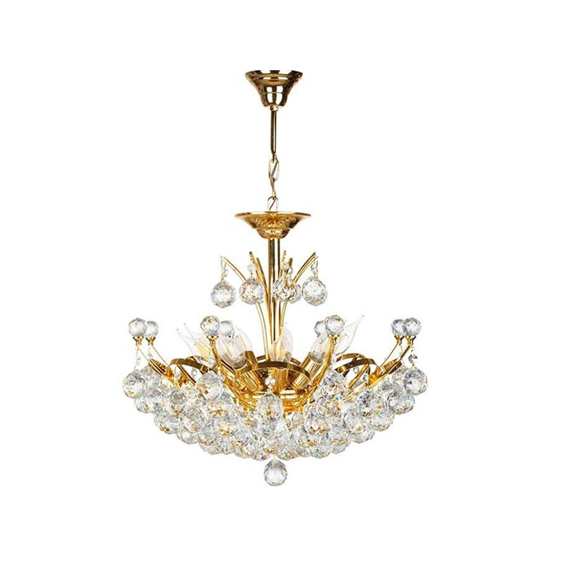 لوستر کریستالی ۹ شعله چشمه نور کد H6670/50