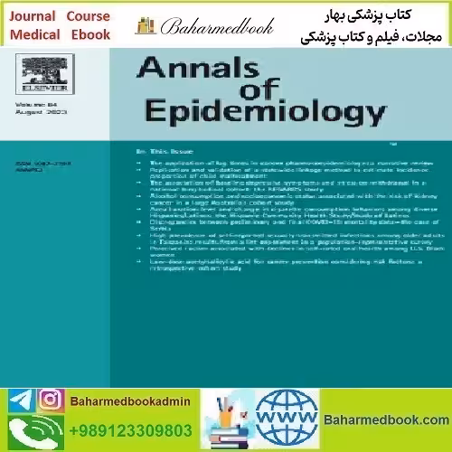 Annals of Epidemiology Volume 41 to 52 2020 TRUE PDF price