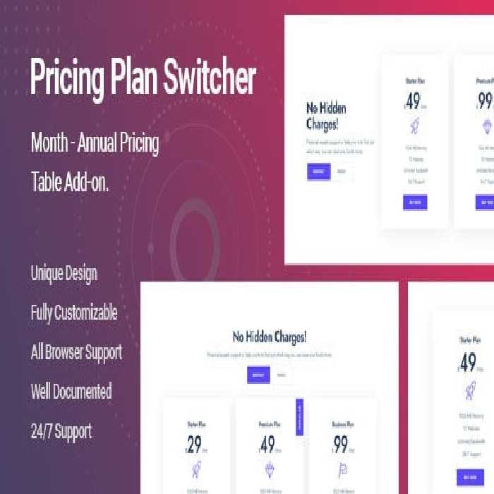 دانلود افزونه Ultimate Pricing Plan Switcher برای المنتور