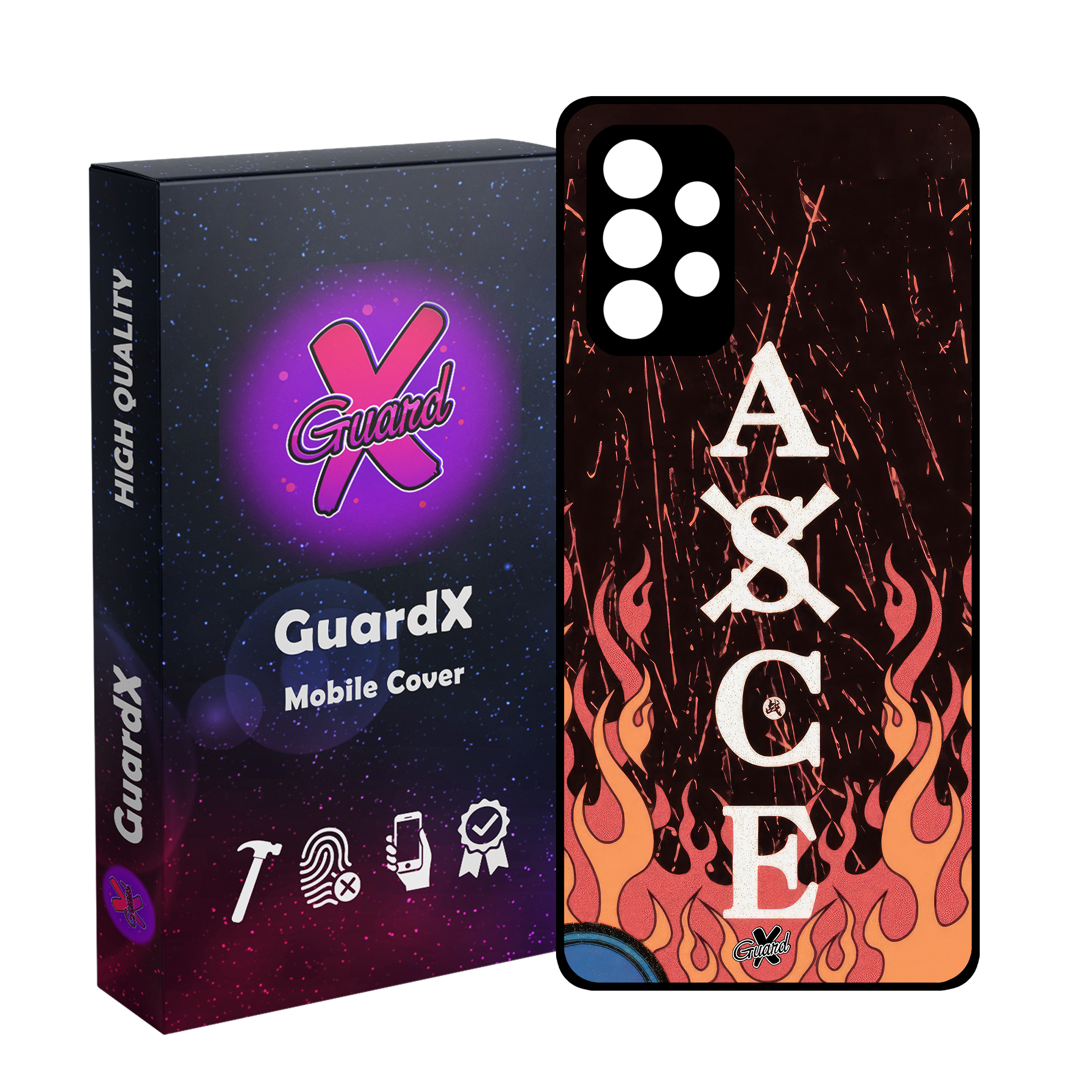 کاور گارد ایکس طرح انیمه مدل Glass10577 مناسب برای گوشی موبایل سامسونگ Galaxy A23 4G