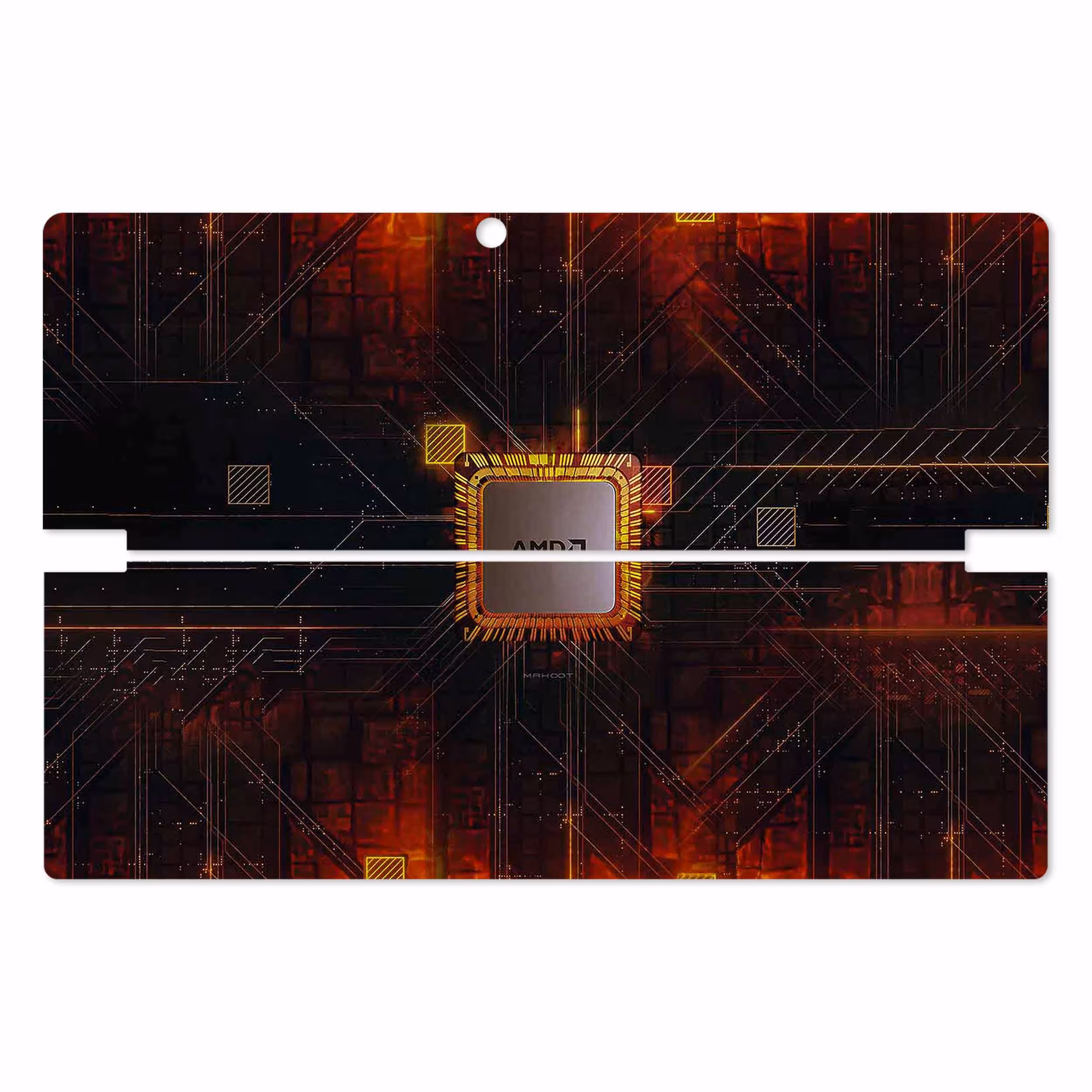 برچسب پوششی ماهوت مدل AMD Brand مناسب برای تبلت لنوو Miix 510 2016