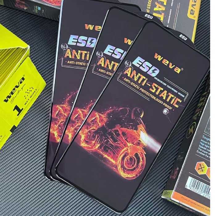 گلس آنتی استاتیک redmi note8  ضدضربه شیائومی نوت8