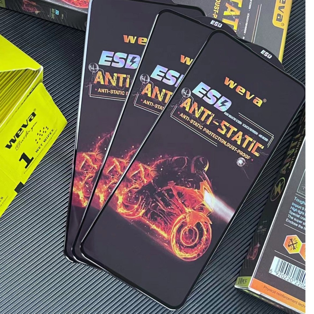 گلس آنتی استاتیک redmi note8  ضدضربه شیائومی نوت8