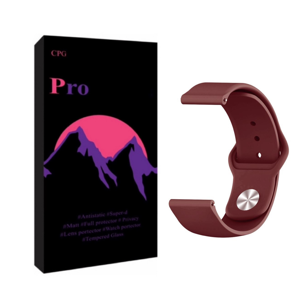 بند پرو مدل سیلیکونی مناسب برای ساعت هوشمند امیزفیت GTS 2 MINI