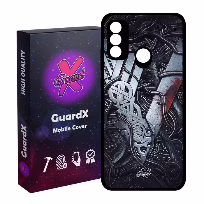 کاور گارد ایکس طرح Vikings مدل Glass10221 مناسب برای گوشی موبایل هوآوی P Smart 2020