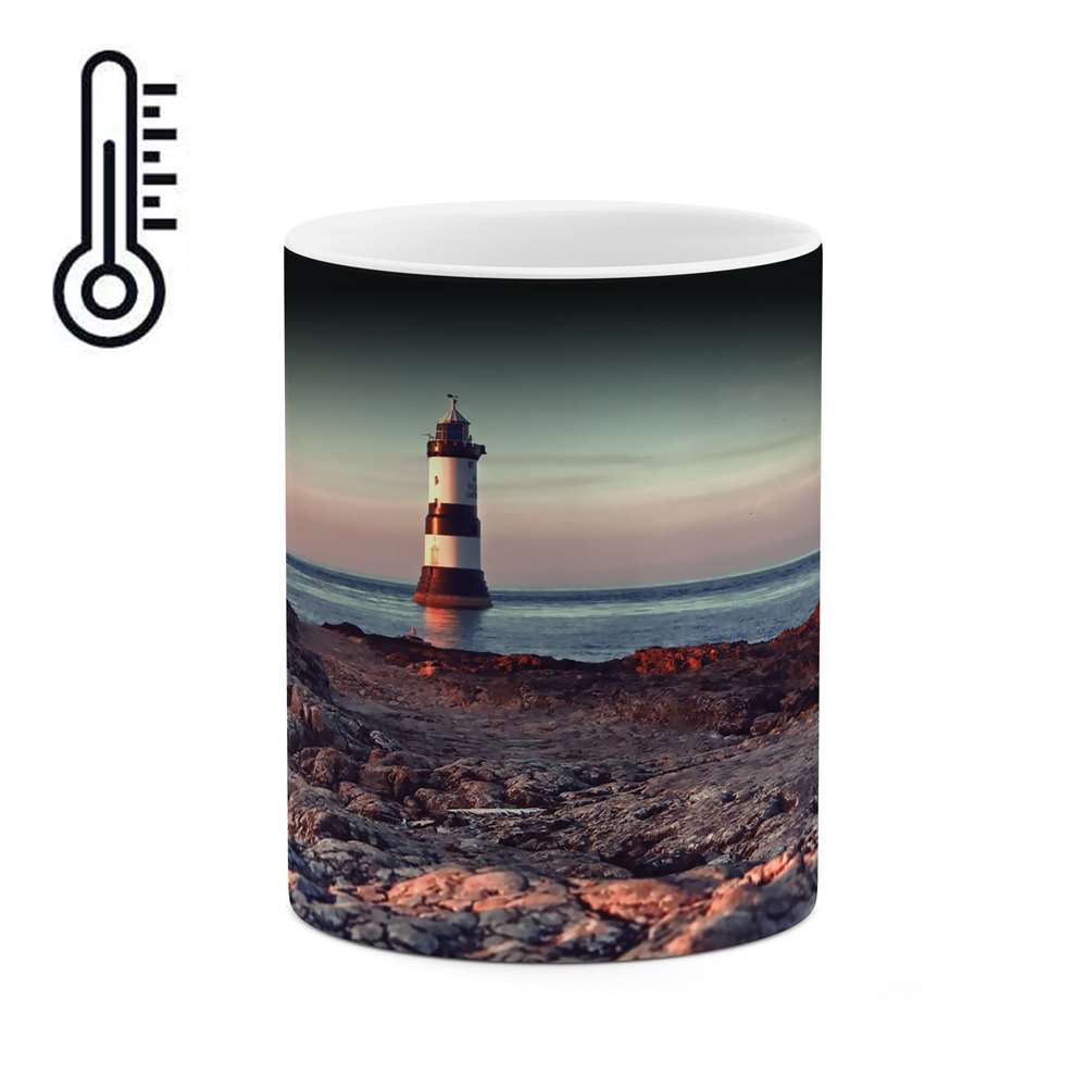 ماگ حرارتی طرح فانوس دریایی مدل mgh00686