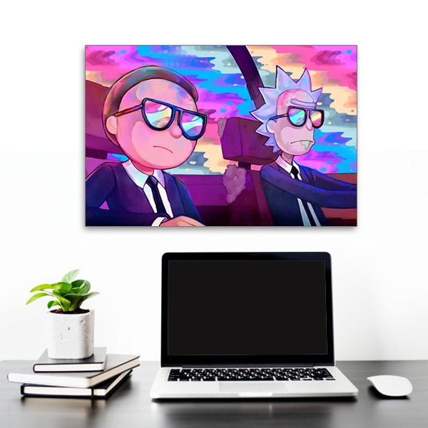 تابلو شاسی طرح ریگ و مورتی کد Rick And Morty 429