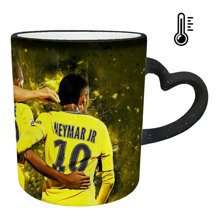 ماگ حرارتی مدل دسته قلبی اکلیلی طرح نیمار کد 26