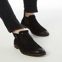 چکمه و بوت مشکی مردانه های معمولی Tamer Tanca چرم اصل 572 1727 B Erk Boots Kemal Tanca