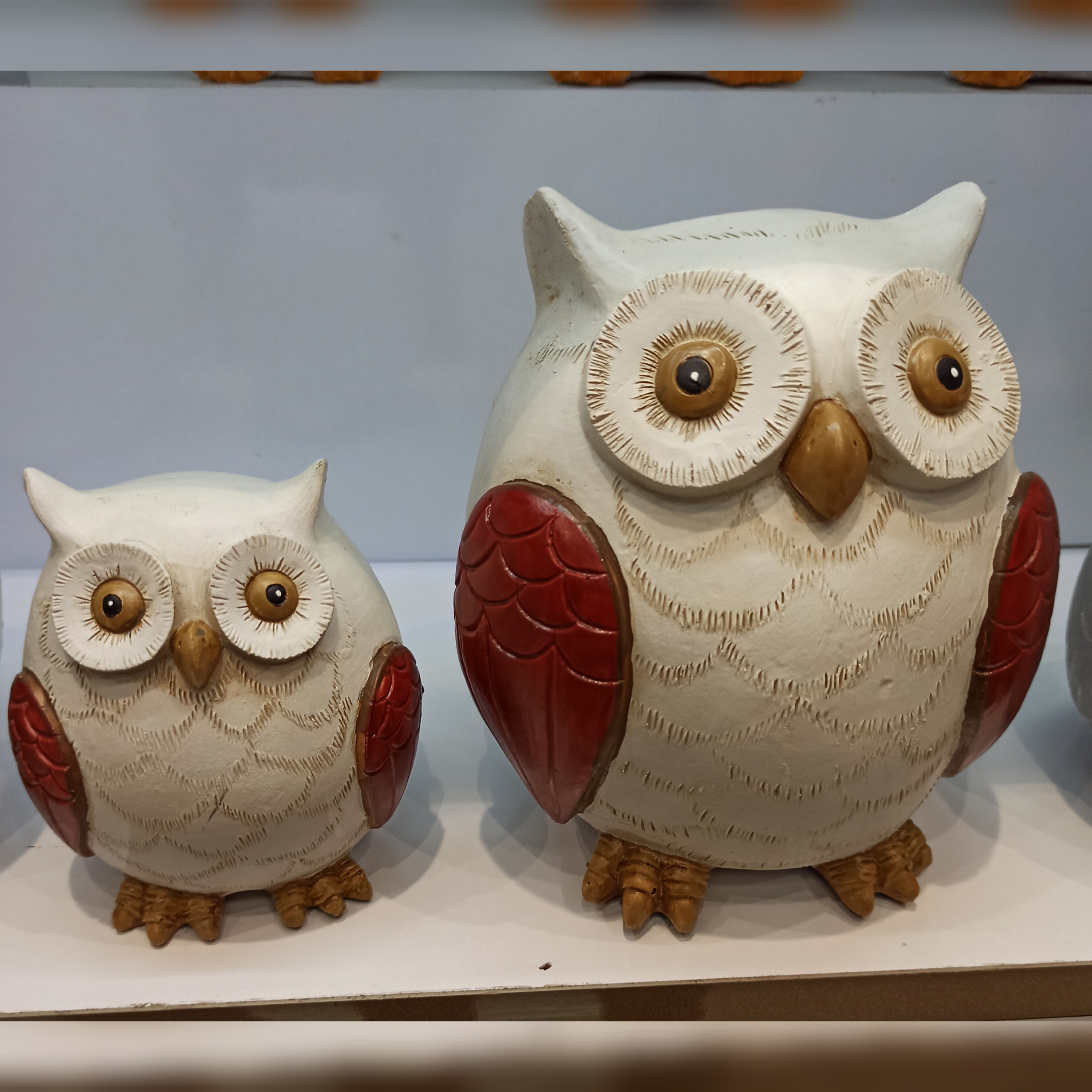 مجسمه دکوری کادویی جغد دو عددی