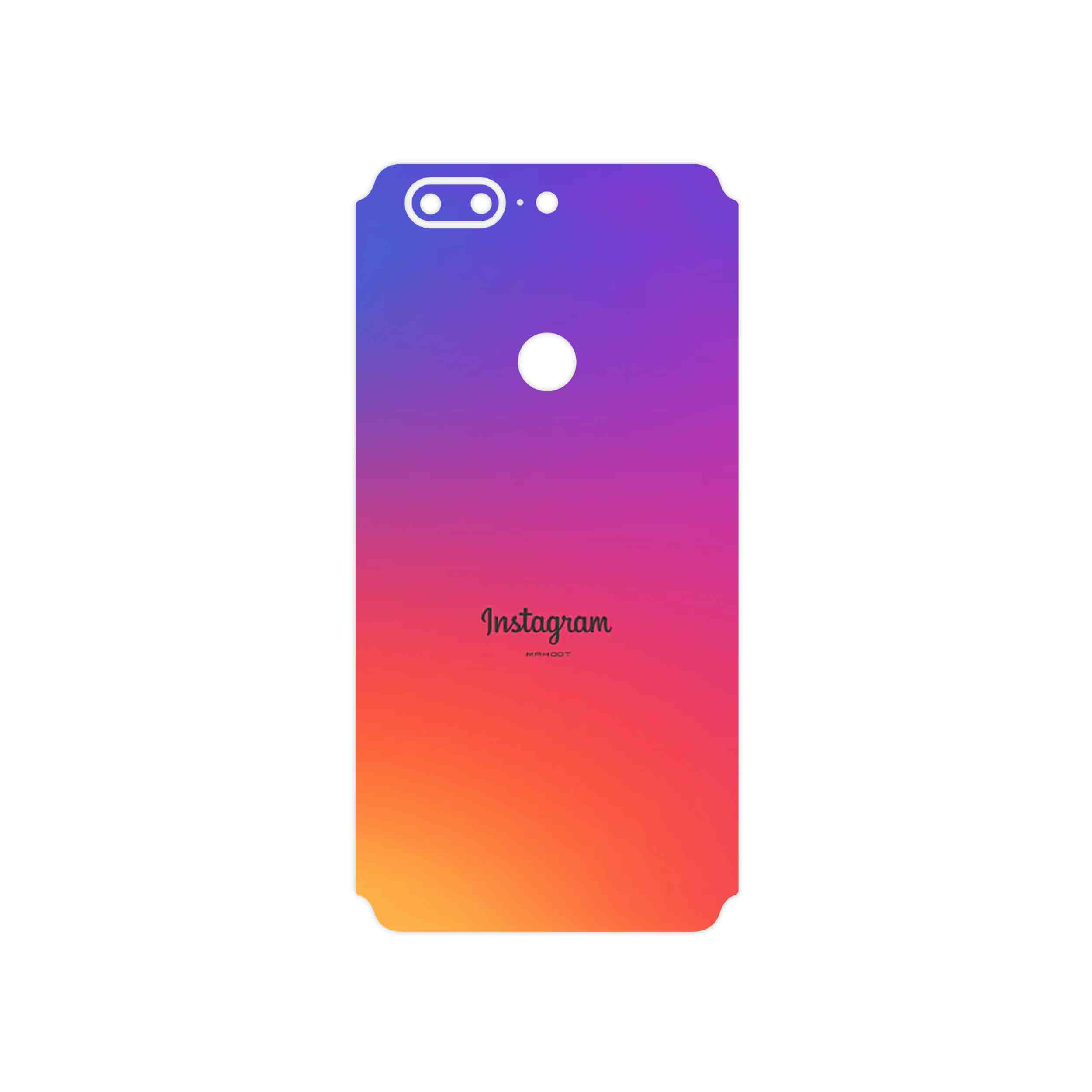 برچسب پوششی ماهوت مدل Instagram مناسب برای گوشی موبایل وان پلاس 5T