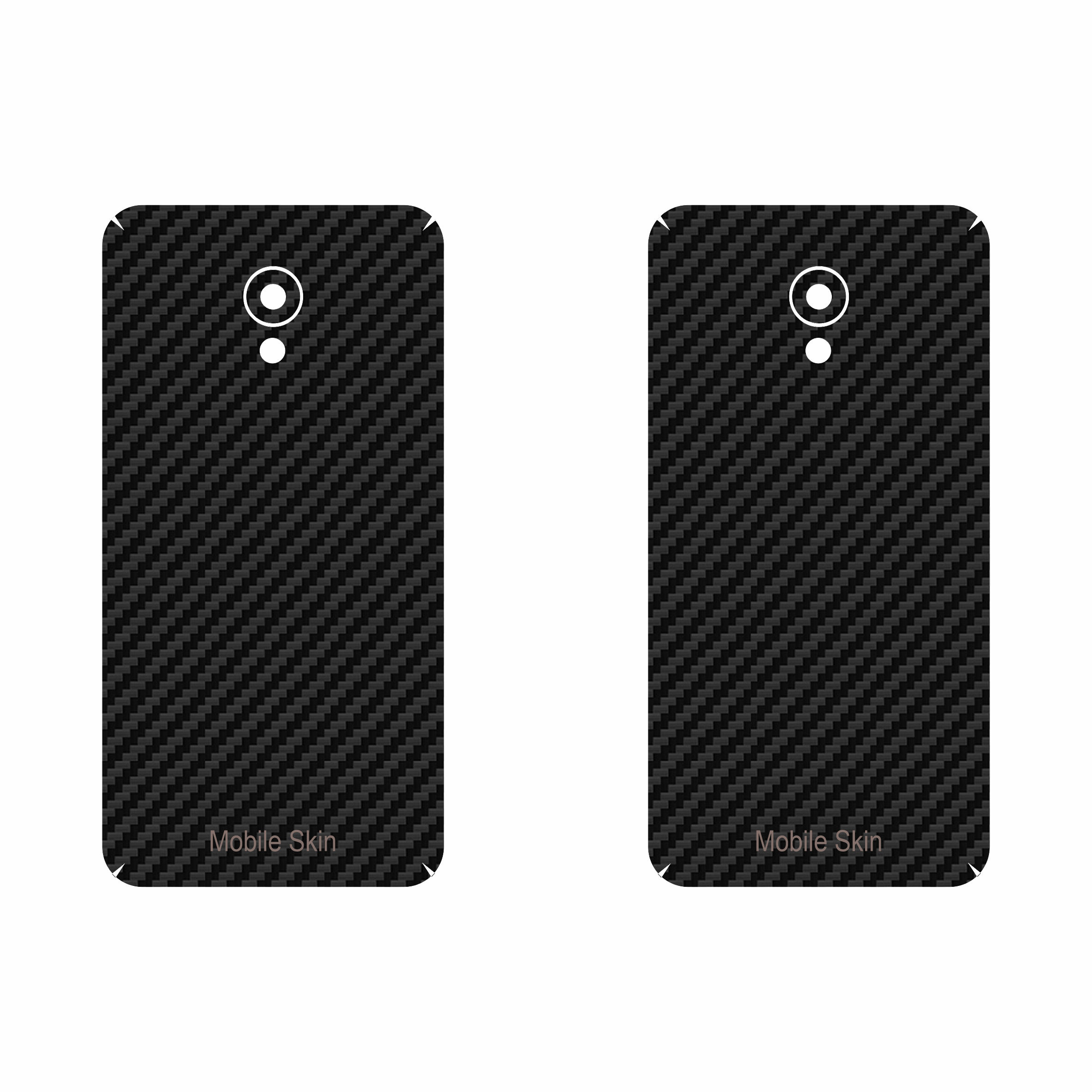 برچسب پوششی موبایل  اسکین مدل f02-Fiber مناسب برای گوشی موبایل میزو M5 مجموعه 2 عددی