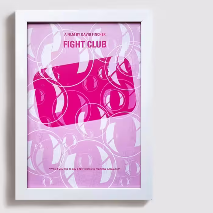تابلو طرح فیلم فایت کلاب fight club W009