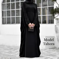 مانتو عبایی طهورا مانتو عبایی مشکی مانتوعبایی مانتو عبایی کرپ الیزه