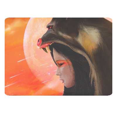 ماوس پد طرح دختر کد B197