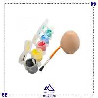 رنگ و تخم مرغ سفالی آرتینا مجموعه 6 عددی