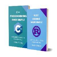 خرید و دانلود نسخه کامل کتاب Rust and C   Programming Made Simple: A Beginner’s Guide to Programming