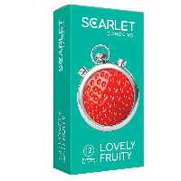 کاندوم اسکارلت مدل LOVELY FRUITY بسته 12 عددی