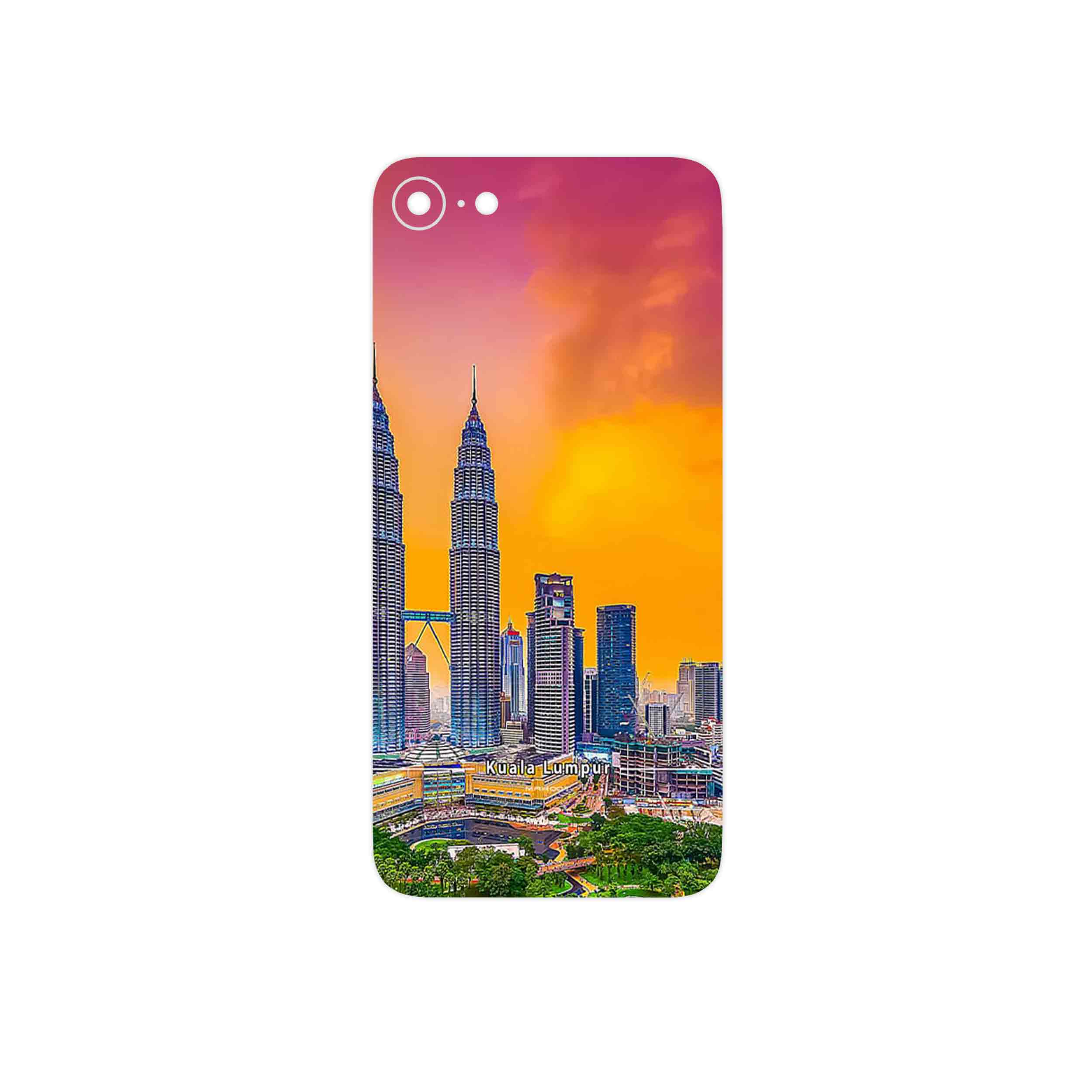 برچسب پوششی ماهوت مدل City of Kuala Lumpur مناسب برای گوشی موبایل اپل iPhone SE 2022