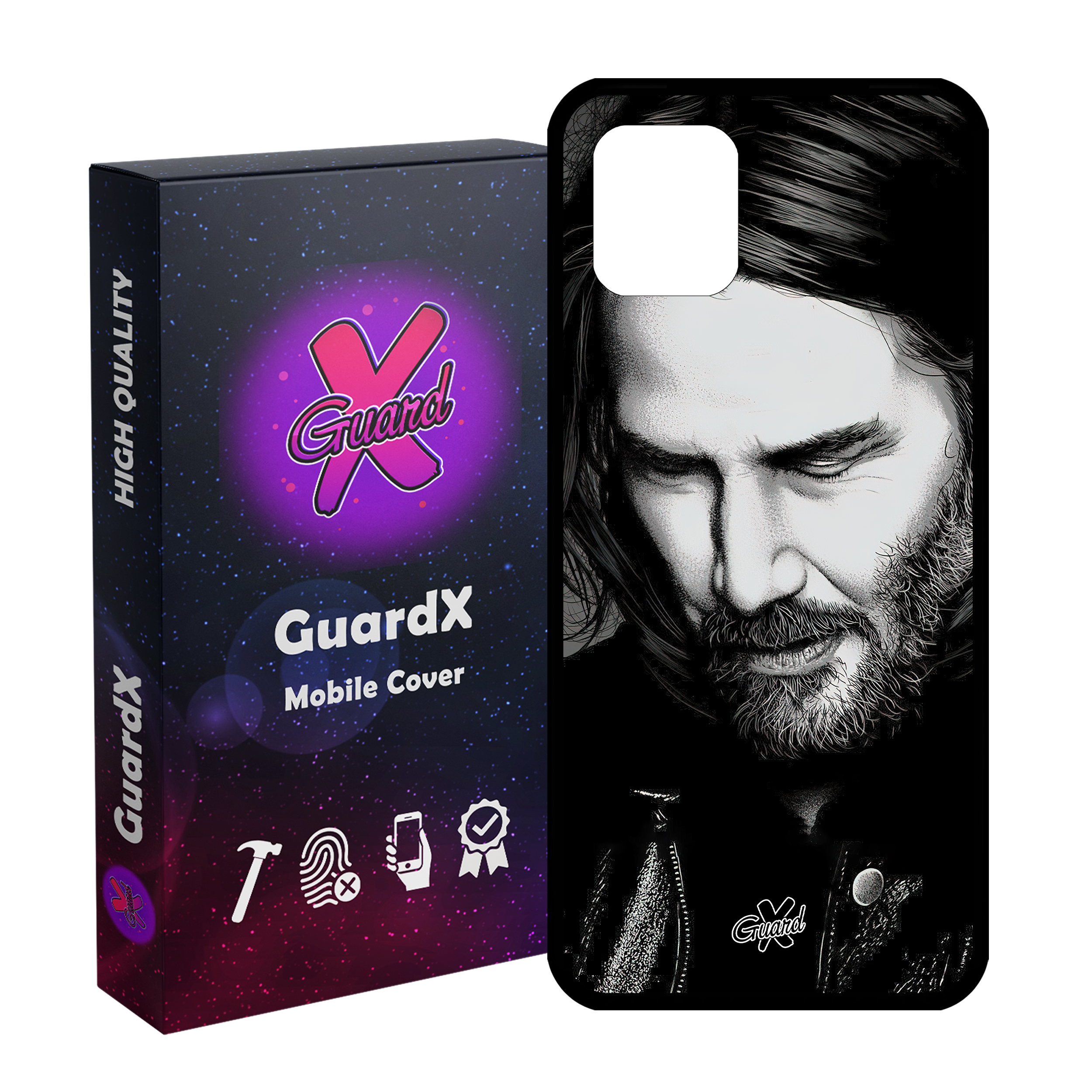 کاور گارد ایکس طرح جان ویک مدل Glass10498 مناسب برای گوشی موبایل سامسونگ Galaxy Note 10 Lite / A81