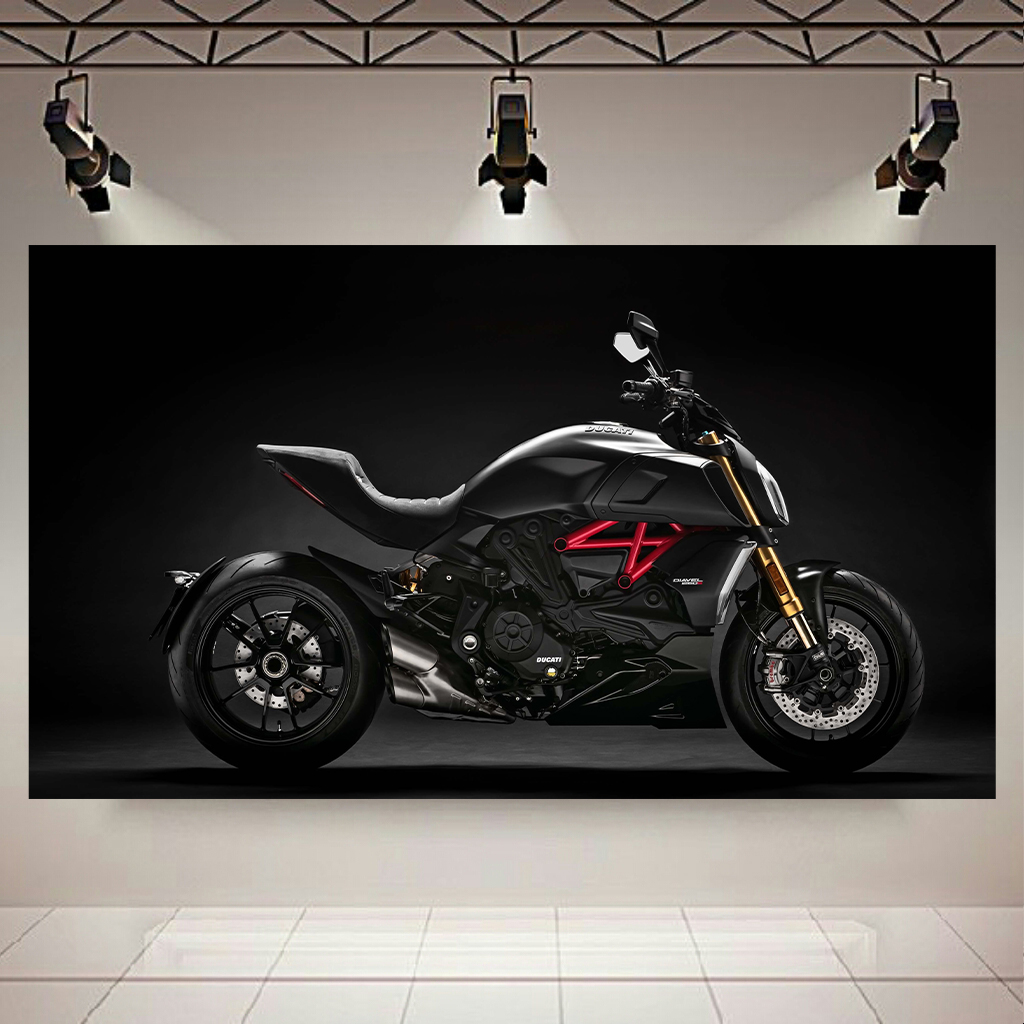تابلو بوم طرح موتور مدل دوکاتی Diavel کد AR6060