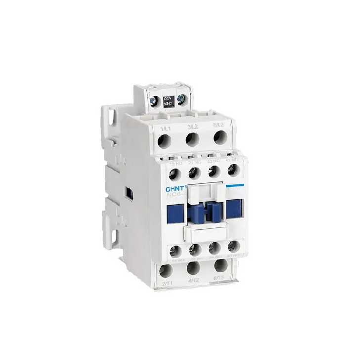 کنتاکتور 38 آمپر با بوبین 110 ولت DC چانت مدل NC8-3822