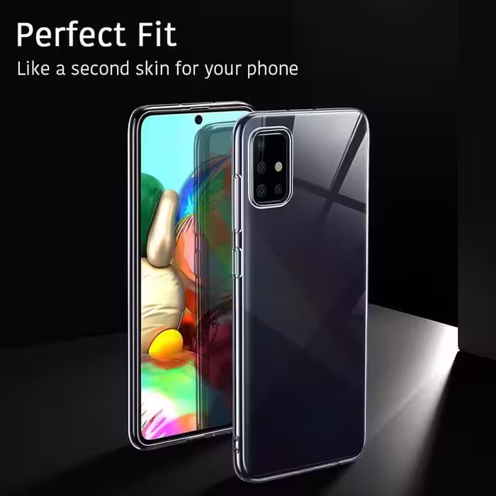 کاور مدل Clear TPU مناسب برای گوشی موبایل سامسونگ Galaxy A71