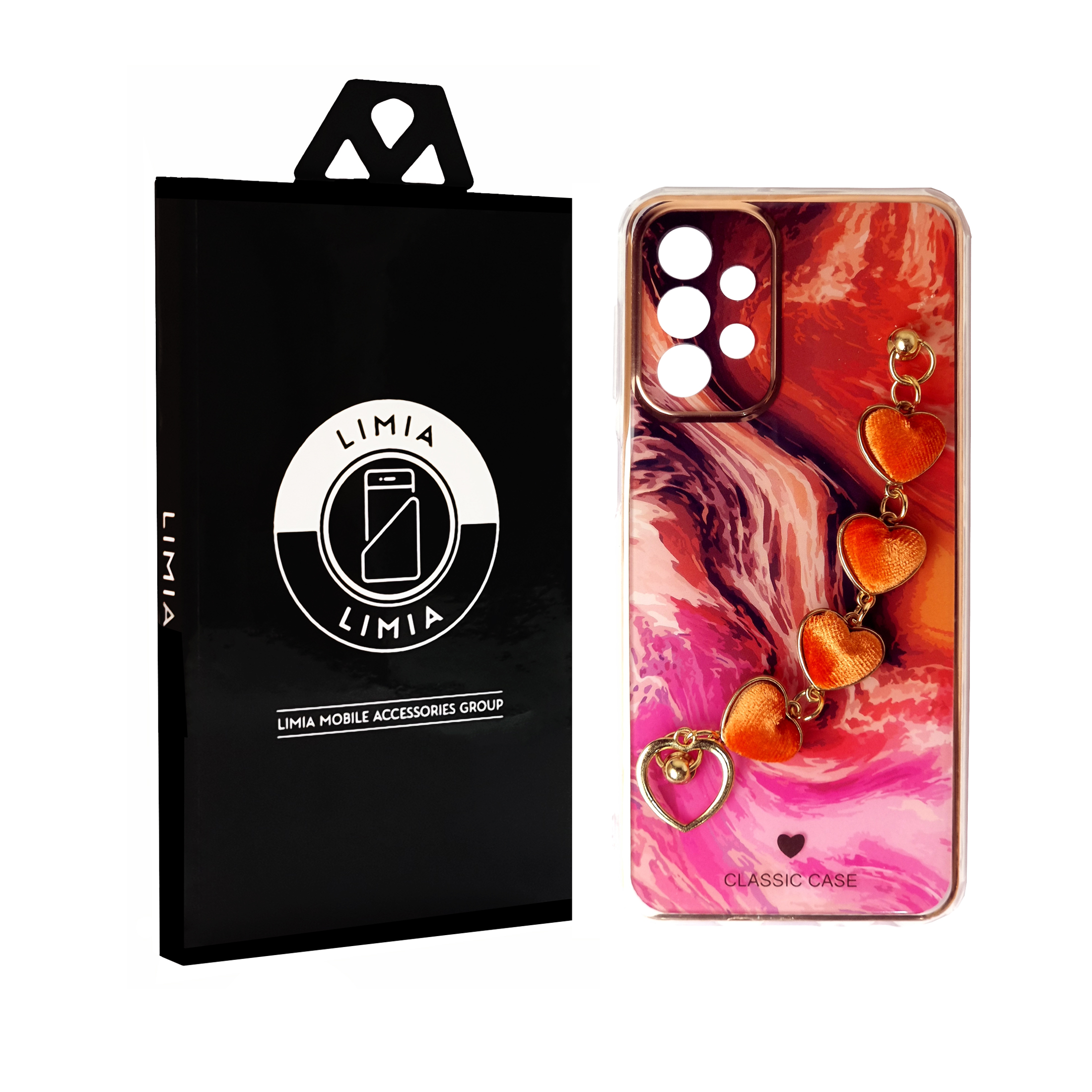 کاور لیمیا مدل فانتزی طرح آبرنگی کد 383 مناسب برای گوشی موبایل سامسونگ Galaxy A32 4G به همراه آویز