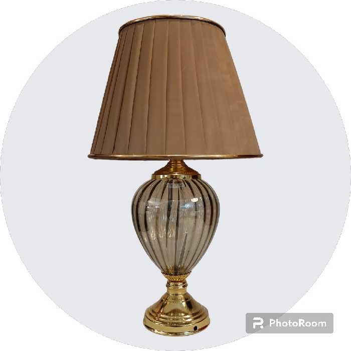 آباژور فلزی رو میزی تنگ قلبی پایه و شید رنگبندی(پس کرایه)