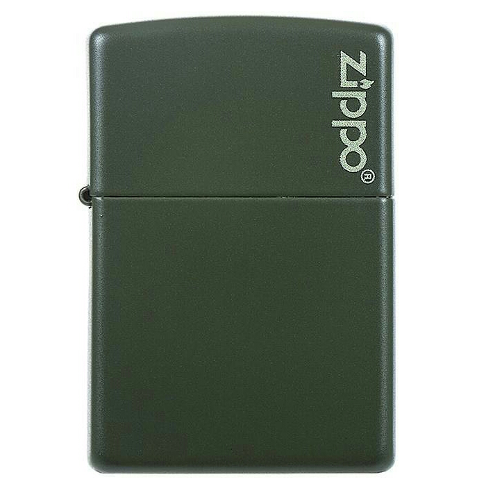 فندک زیپو مدل 221ZL GREEN MATTE