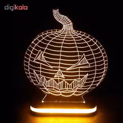 چراغ خواب طرح کدو هالووین کد 1087