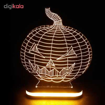 چراغ خواب طرح کدو هالووین کد 1087