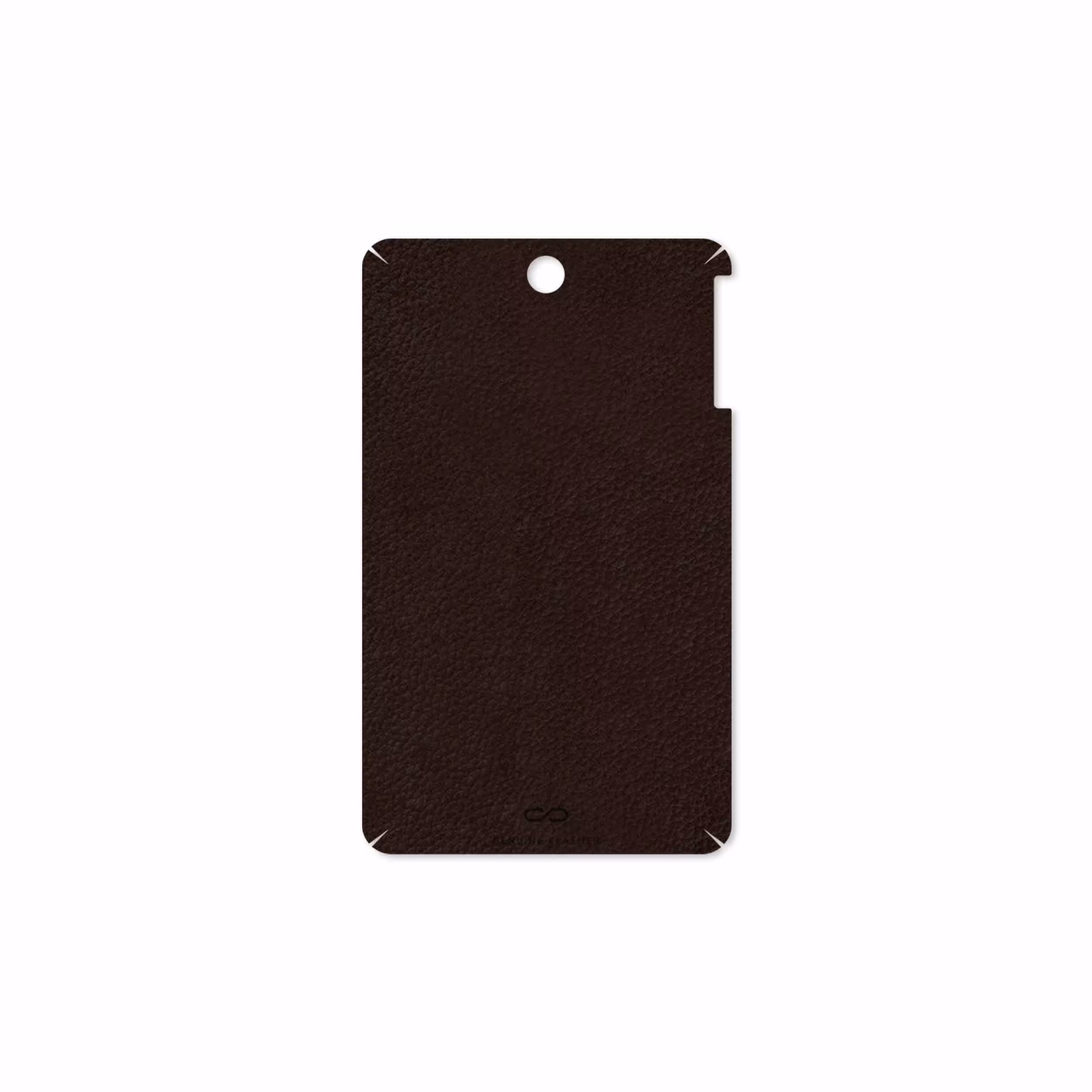برچسب پوششی ماهوت مدل Dark-Brown-Leather مناسب برای تبلت لنوو A7-50 A3500 2014
